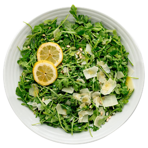 Rocket Salad with Shaved Parmiggiano Cheese